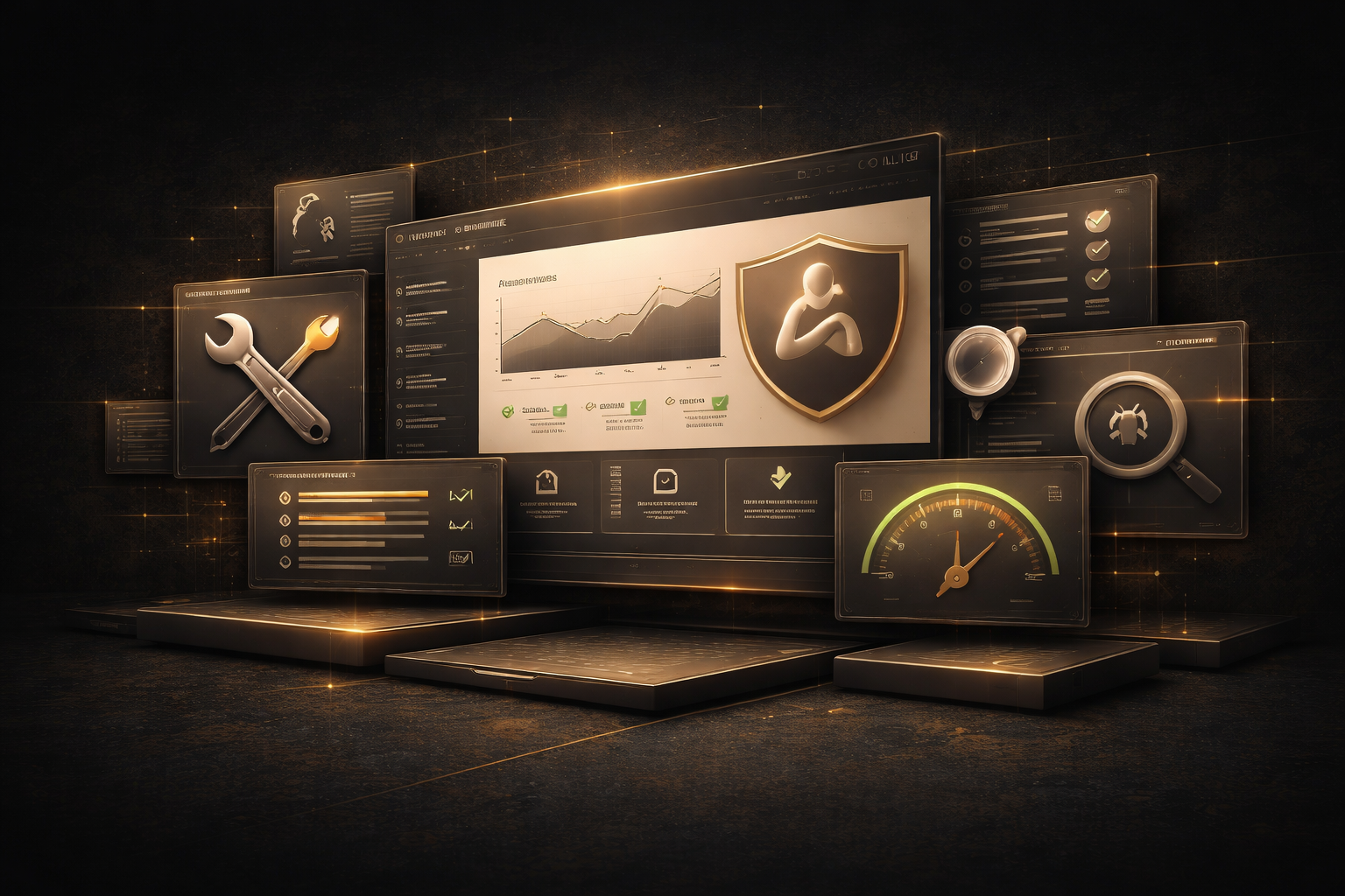 Website maintenance and support service visual